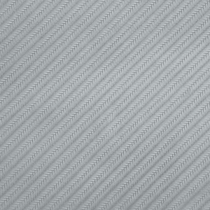 Silver Diagonal Weave