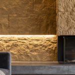 Interior feature wall with iB LiteStone lightweight PU architectural panel
