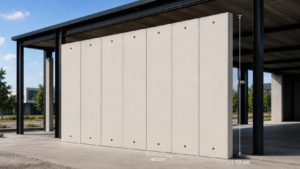 Lightweight Concrete Wall Panel for external use, 10 cm thick